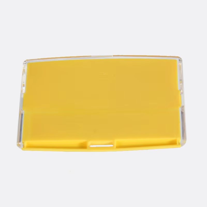 Hard plastic badge holder in multiple custom colors