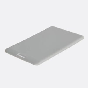 Colored plastic ID card holder for employee and access cards