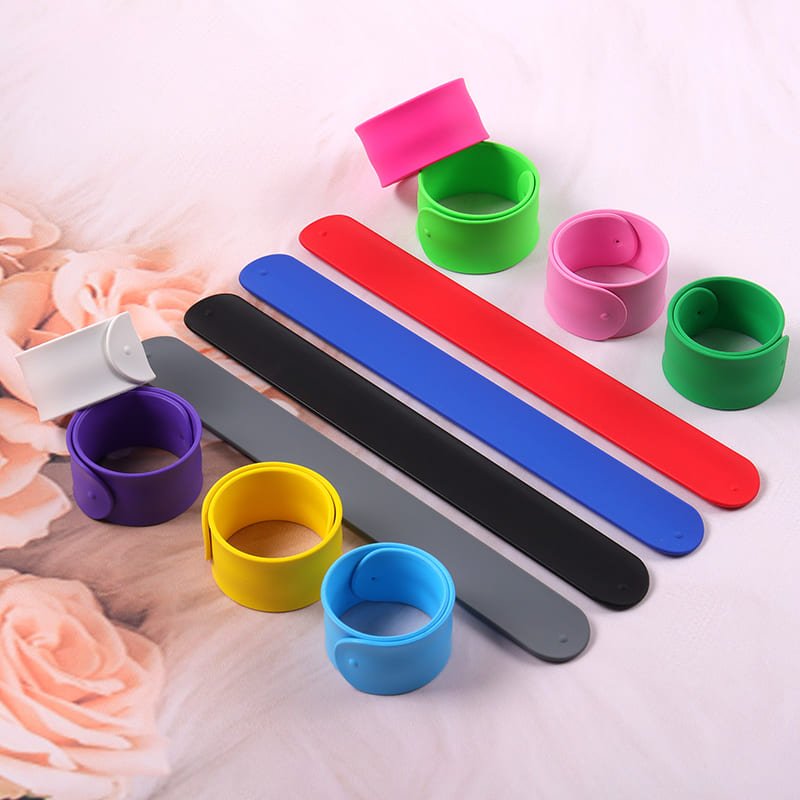 custom silicone slap bracelets | bulk & wholesale