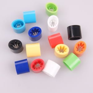 colorful plastic locking buttons for festival wristbands