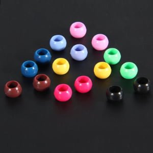 plastic wristband lock accessories for fabric wristbands