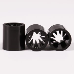 plastic one way wristband lock for fabric event wristbands