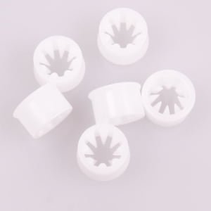 plastic security lock for fabric access control wristbands