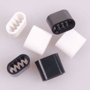 plastic security lock for fabric access control wristbands