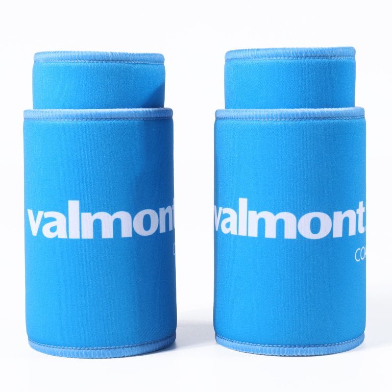 Custom 12oz slim can coolers made from neoprene with printed logo for skinny cans