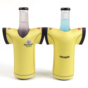 Sports fan merchandise bottle cooler with full sublimation print