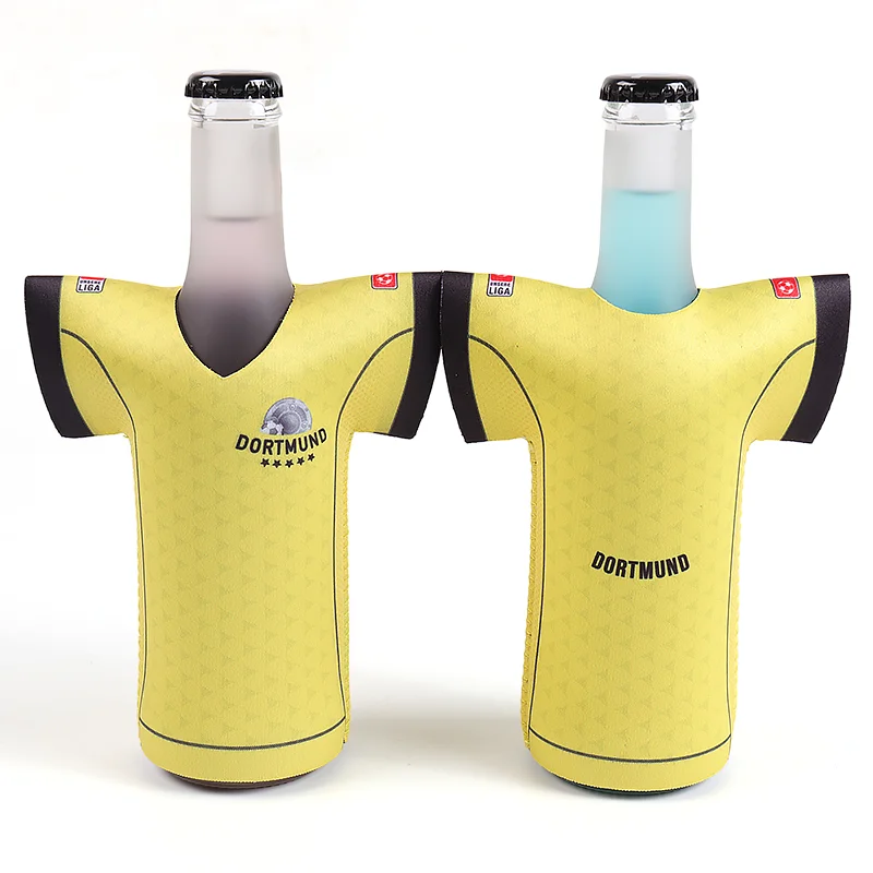 Sports fan merchandise bottle cooler with full sublimation print