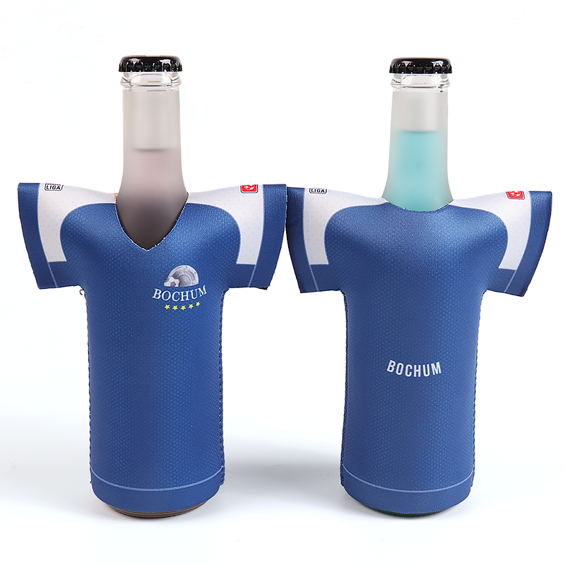 Lightweight foldable beer cooler for sports promotions and giveaways
