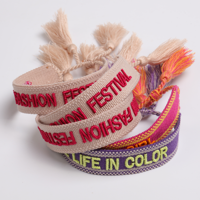 ethnic style embroidered wristbands for cultural events and gifting