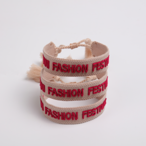 embroidered wristbands manufacturer for branded event merchandise