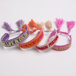 ethnic style embroidered wristbands for cultural events and gifting