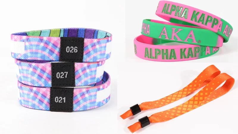 Different RFID wristband materials and designs for business applications