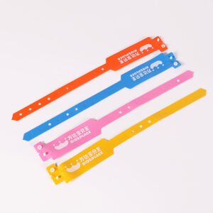 durable vinyl event wristbands with adjustable fit