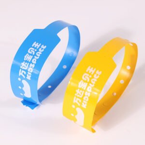 tamper evident vinyl wristbands for guest identification