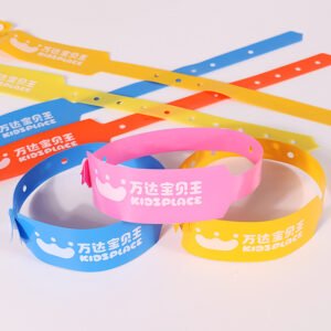 tamper evident vinyl wristbands for guest identification