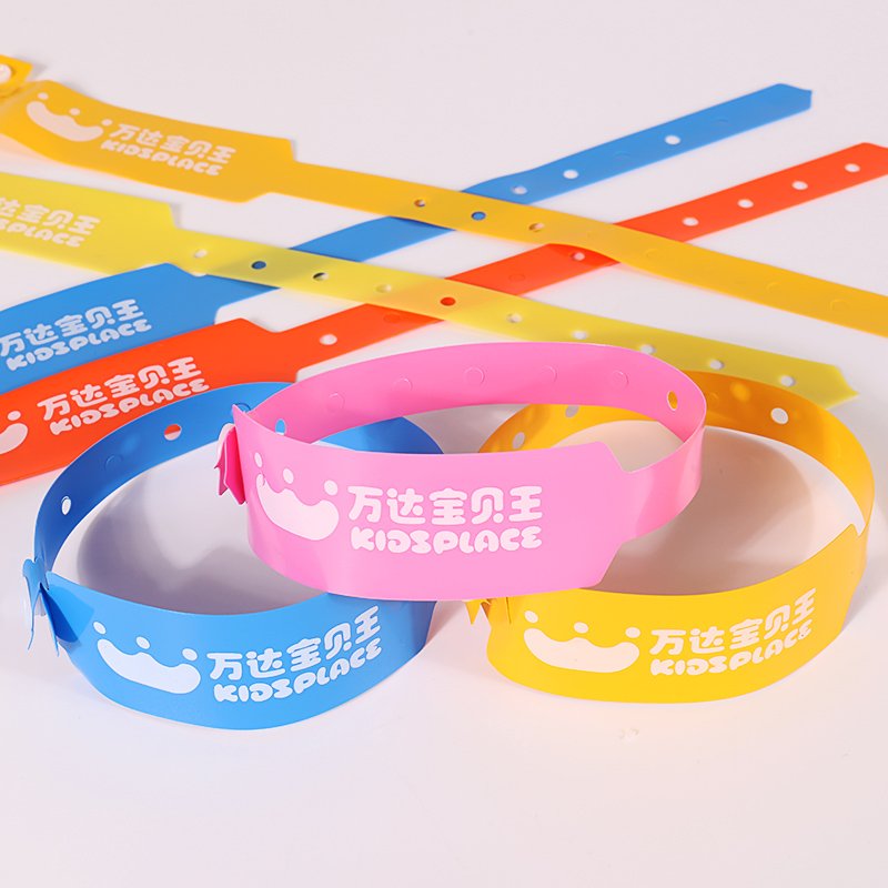 tamper evident vinyl wristbands for guest identification