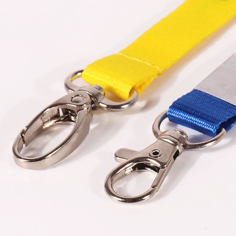 swivel hook lobster clip and bulldog clip for custom lanyards