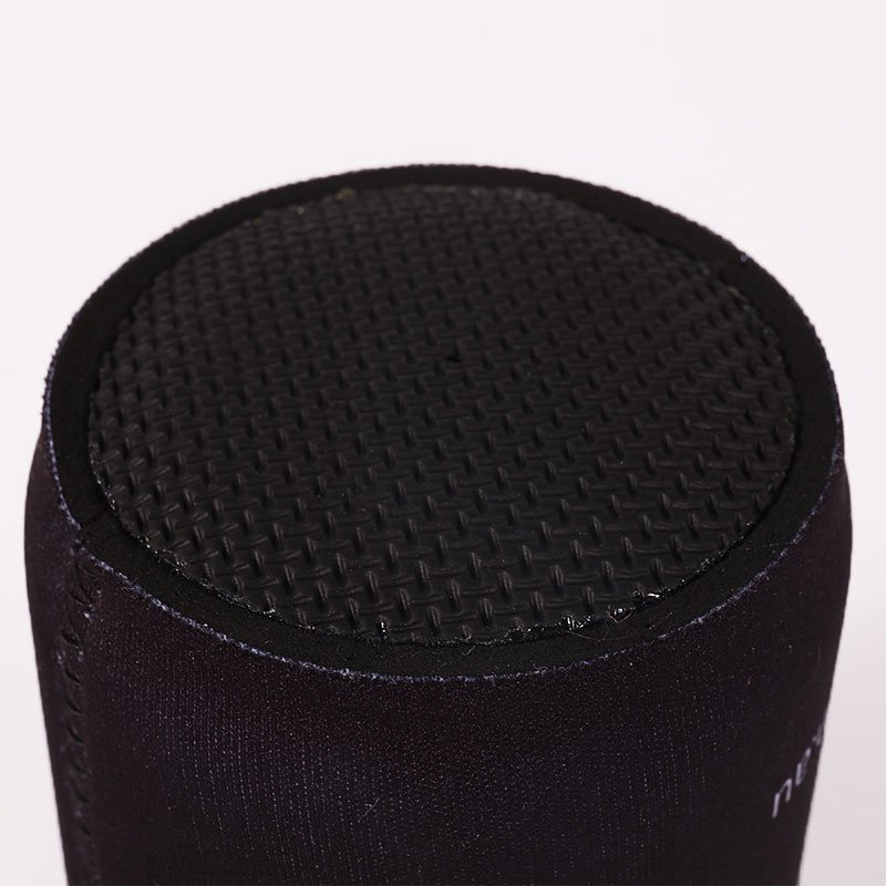Custom stubby holder with anti-slip base and air vent hole for standard beverage cans