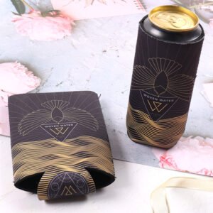 custom printed can sleeve for beverage launch promotions