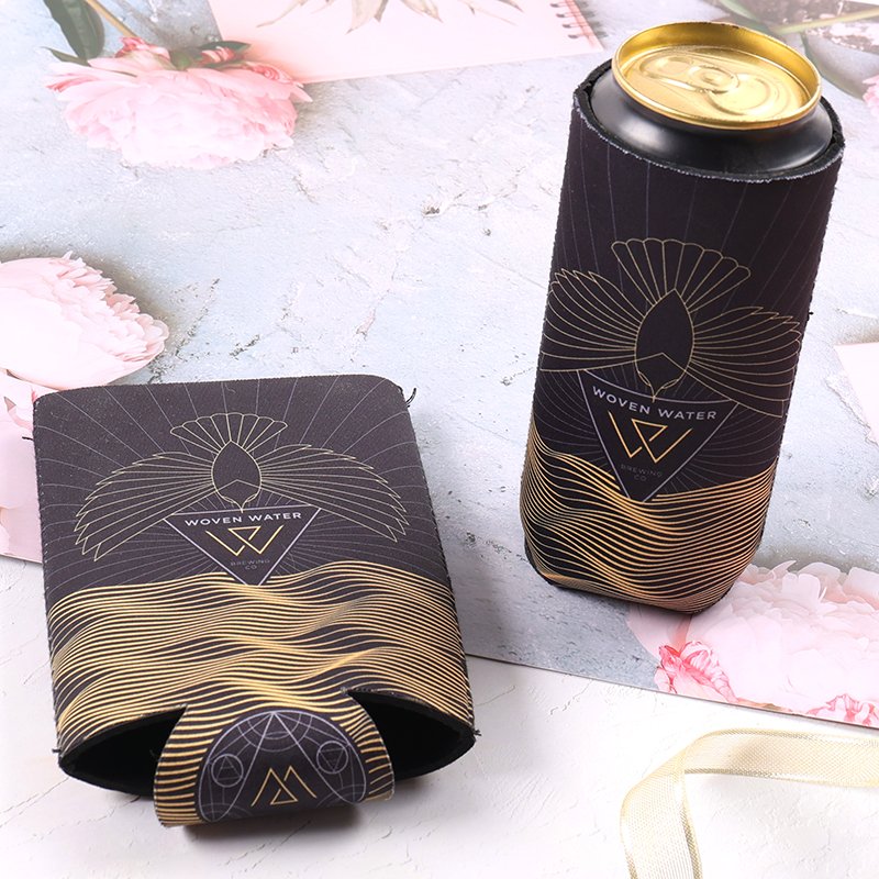 custom printed can sleeve for beverage launch promotions
