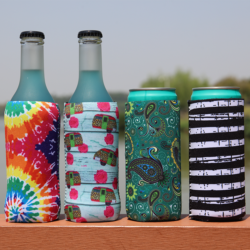 Custom Slim Can Coolers for Seltzers & RTD Drinks | Custom slim can coolers for hard seltzers RTD cocktails energy drinks and sparkling water