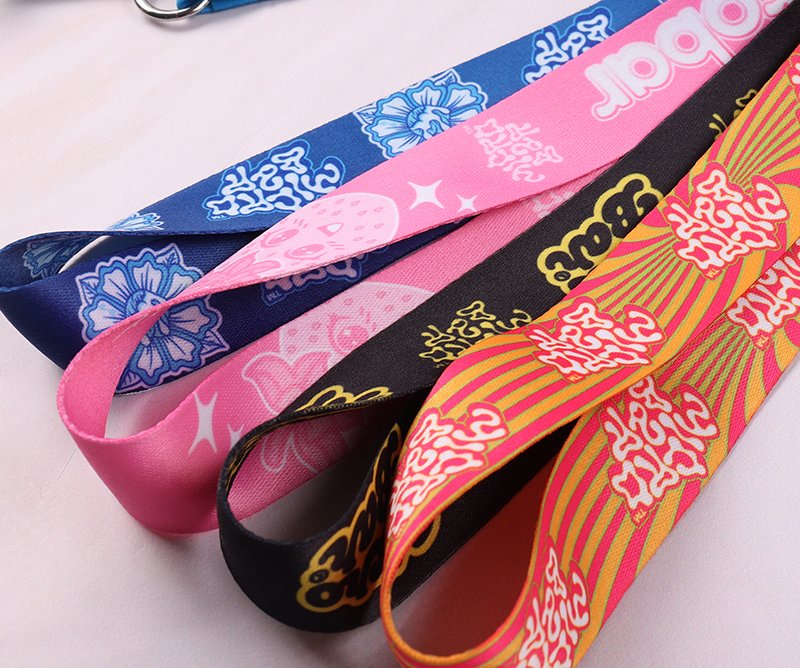 25mm extra wide lanyard with large custom logo
