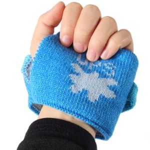 Reusable glove can cooler with custom logo design