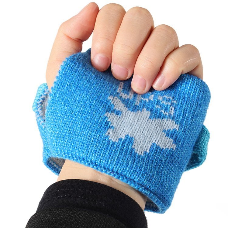 Reusable glove can cooler with custom logo design
