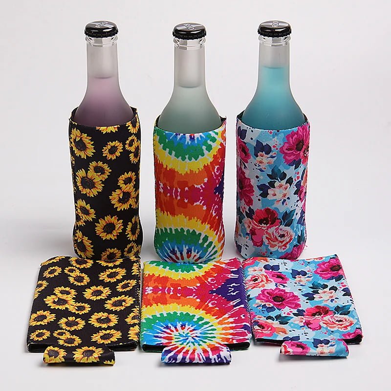 Custom 12oz Slim Can Cooler – 3mm Neoprene | Custom 12oz slim can cooler made from 3mm neoprene for skinny beverage cans
