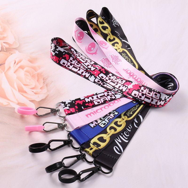 Full color sublimation lanyard with vape pen holder attachment