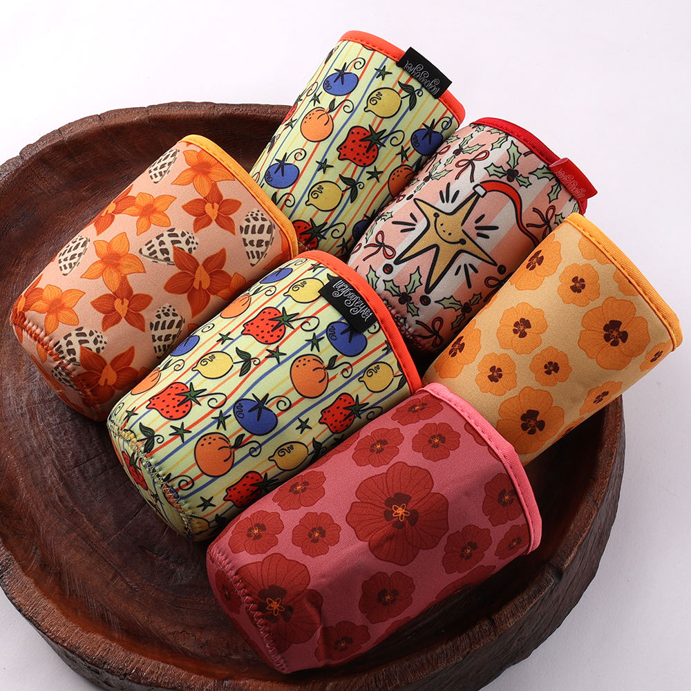 Custom neoprene coffee sleeves for cafes and branded beverage programs