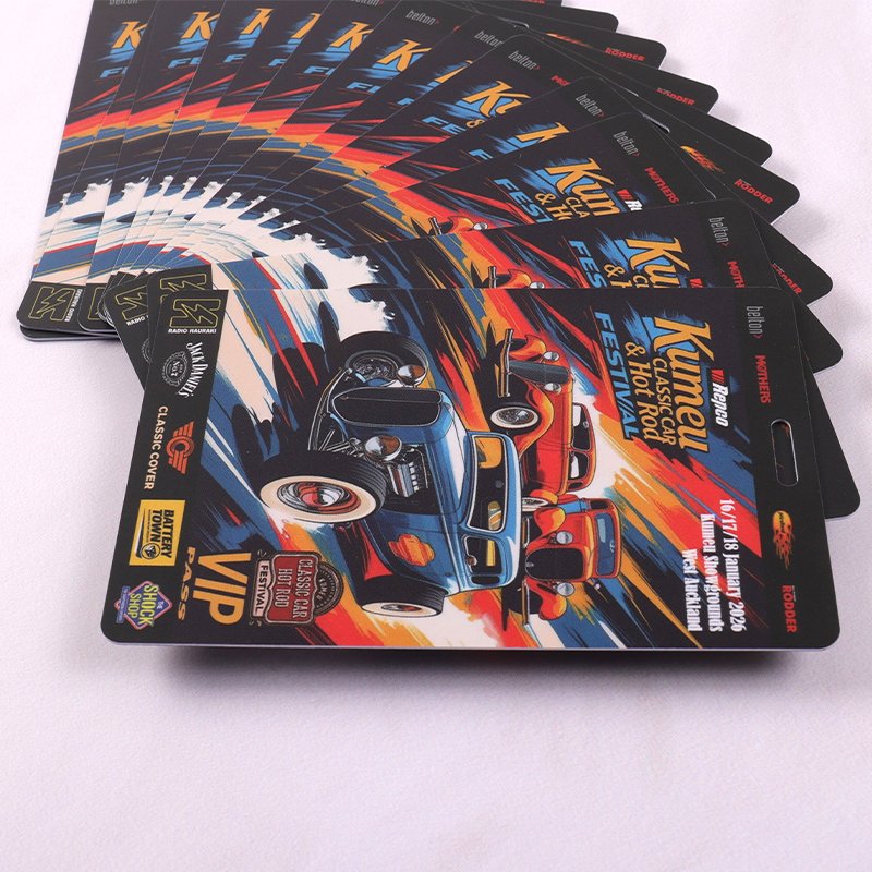 custom sports event lanyards & credentials for races, tournaments & motorsport
