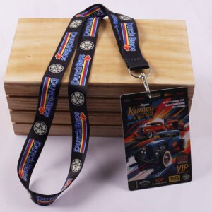 custom sports event lanyards & credentials for races, tournaments & motorsport