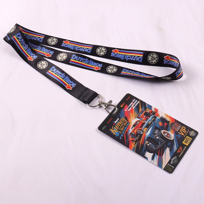 custom sports event lanyards & credentials for races, tournaments & motorsport