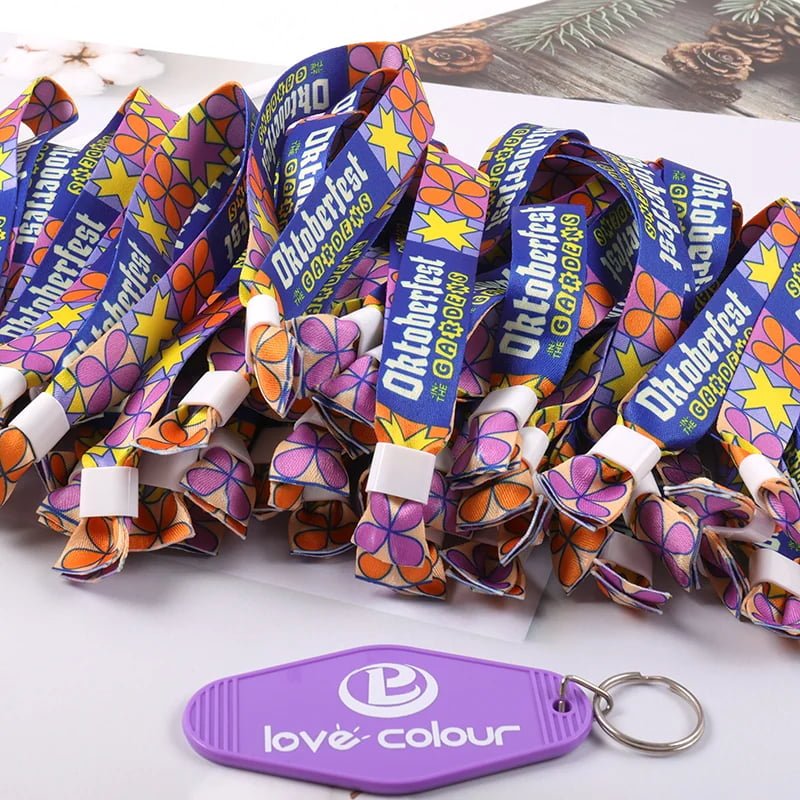 Festival wristbands for music festivals and multi-day events