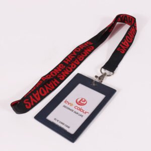 custom woven lanyard for corporate ID card