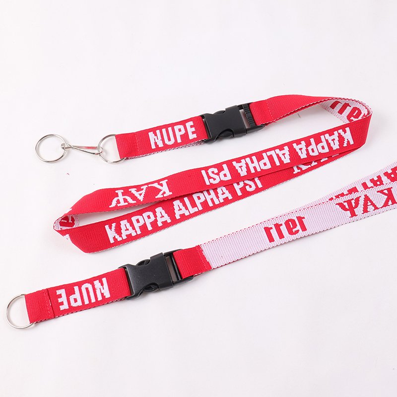 custom woven lanyard with detachable buckle