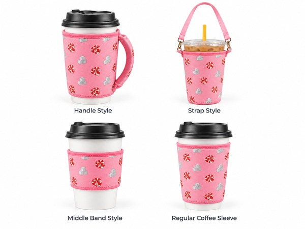 Custom neoprene coffee sleeve manufacturing and quality inspection in Guangzhou China
