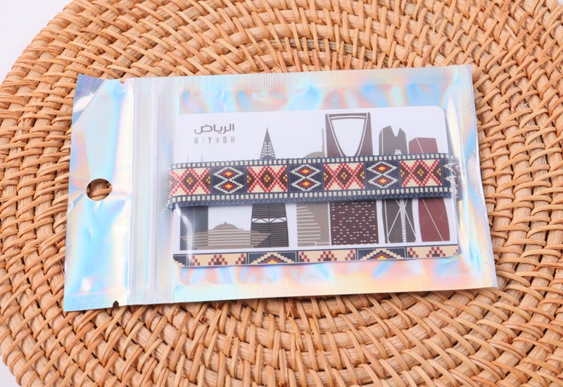 Custom packaging for wristlet keychains and short lanyards including poly bags, backing cards and retail boxes