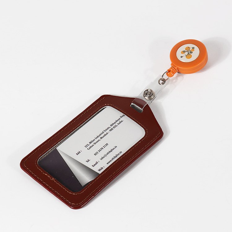ID Badge Holder + Retractable Badge Reel