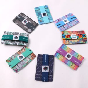 Personalized elastic wristbands in multiple colors patterns and custom styles
