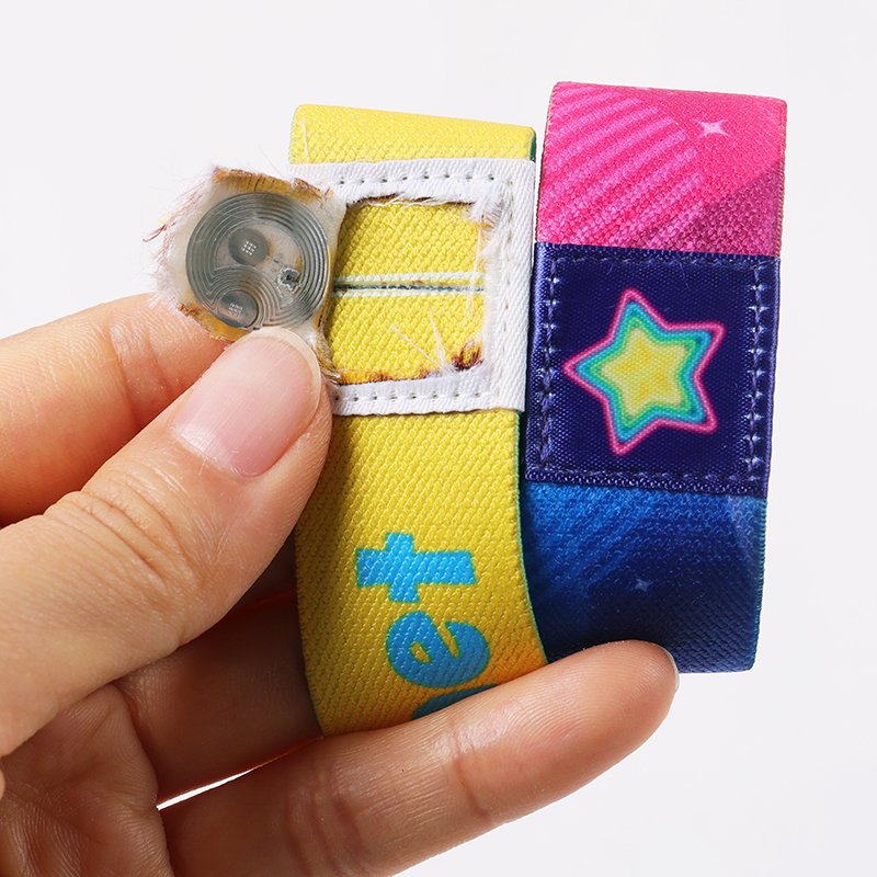 custom nfc elastic wristbands for smart merchandise & digital engagement